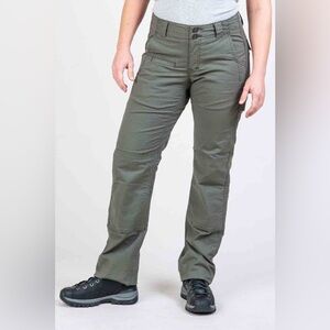 Dovetail day construction olive green ripstop size 4x28 inseam